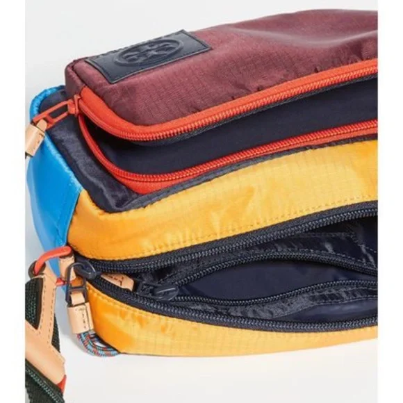 Tory Burch ripstop nylon colorblock crossbody - Picture 4 of 11